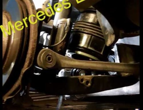 Replacing rear air spring Mercedes W211 / W212 Eclass