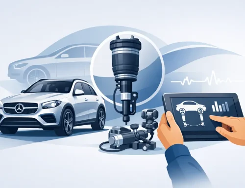 Диагностика въздушно окачване Mercedes