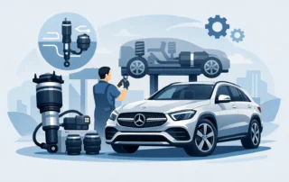 Обслужване на въздушно окачване Mercedes